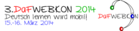 Logo der DaFWEBKON 2014