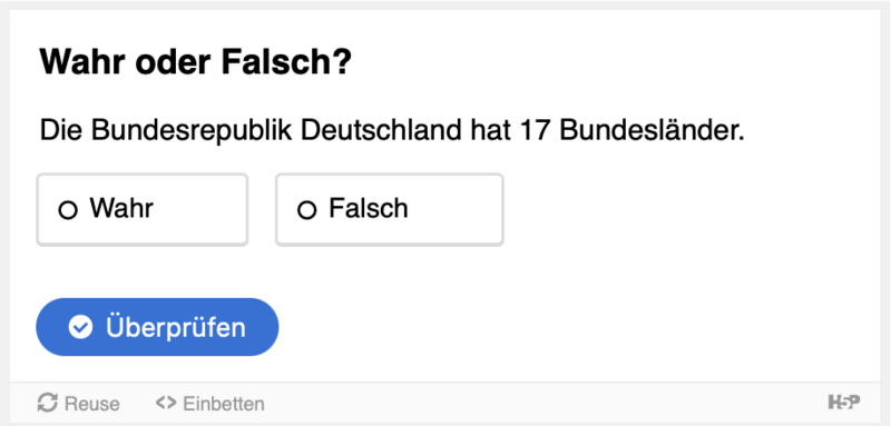 Datei:H5P Symbolbild True-False Question.png