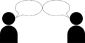 People talking